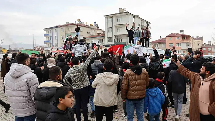 Elazığ'daki Suriyelilerin Kutlama Yaptı