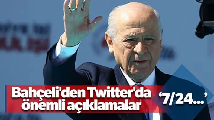 Bahçeli'den  önemli açıklamalar!