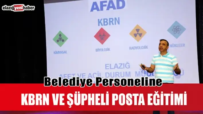 Belediye personeline KBRN eğitimi