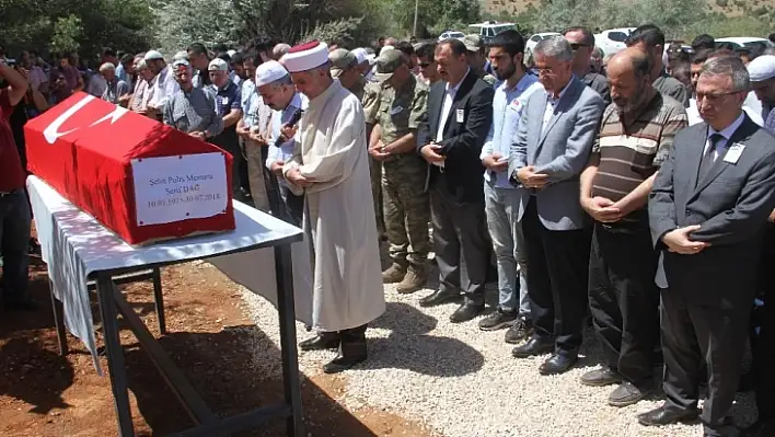 Arkadaşının şehit ettiği polis, son yolcuğuna uğurlandı