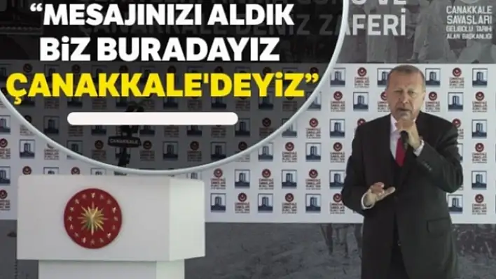 Mesajınızı Aldık, Biz Buradayız!