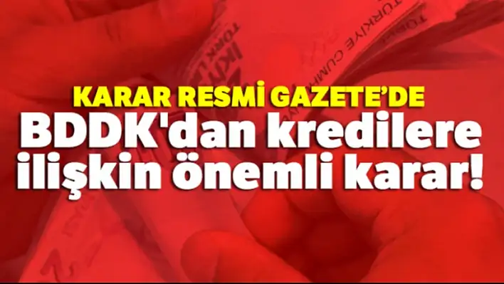 Kredilerde O Limit Düşürüldü!