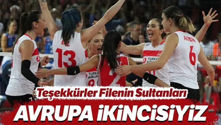 Filenin Sultanları Avrupa İkincisi Oldu