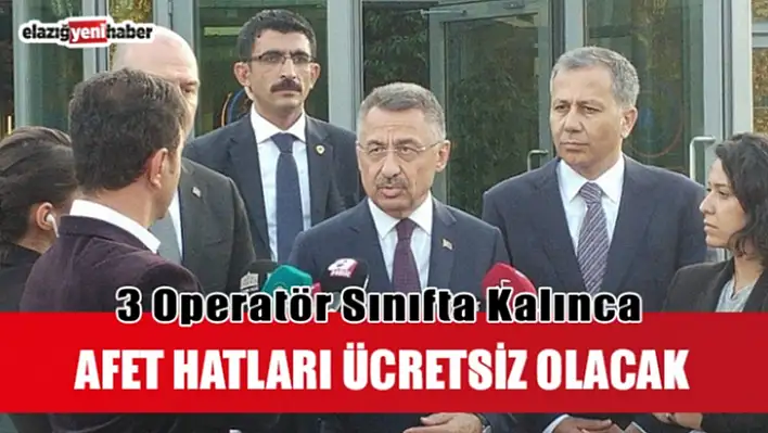 Ücretsiz 'Afet Hattı' Geliyor !