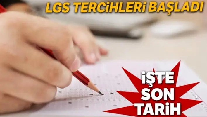 LGS Tercihleri Başladı!