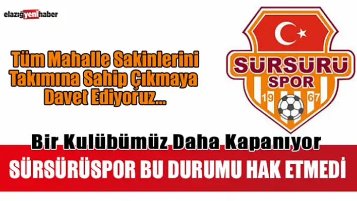 Takımına Sahip Çık Sürsürü !