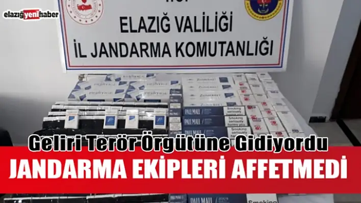 Elazığ'da Yüzlerce Paket Kaçak Sigara Yakalandı