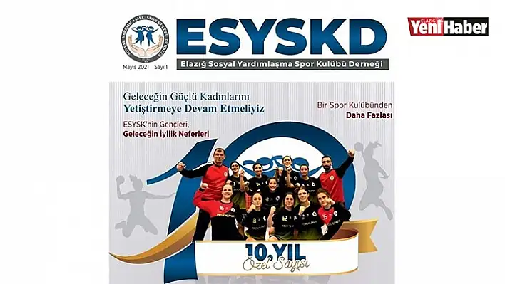 Elazığ SYSK'dan 10. Yıl Dergisi!