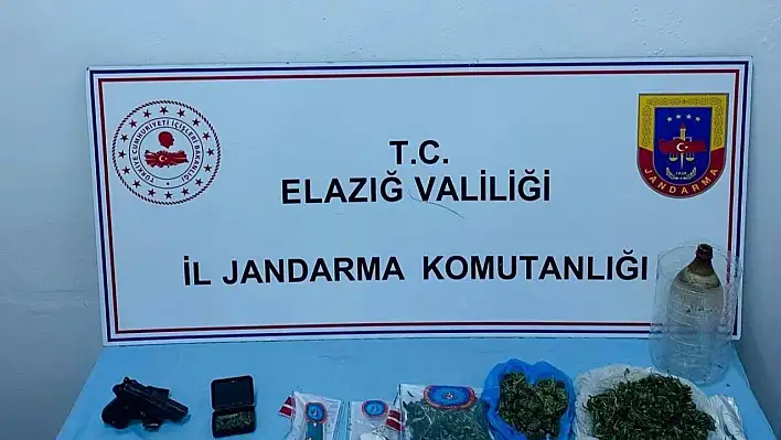 Elazığ uyuşturucuyla mücadele: 1 gözaltı