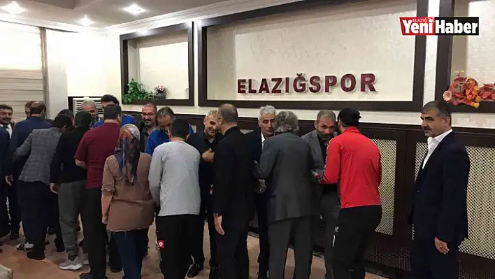 Elazığspor'da bayramlaşma töreni yapıldı