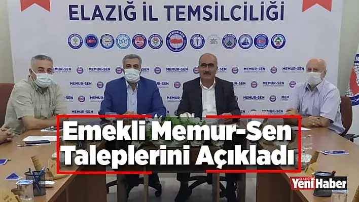 Emekli Memur-Sen, Taleplerini Açıkladı