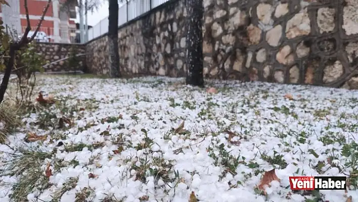 Fındık Büyüklüğünde Dolu Yağdı