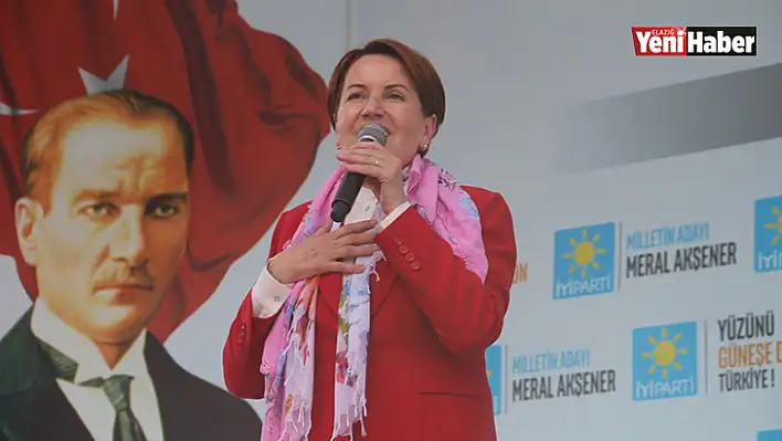 İYİ Partili Akşener'e Protesto!