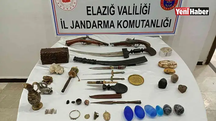 Jandarmadan tarihi eser operasyonu: 102 obje ele geçirildi