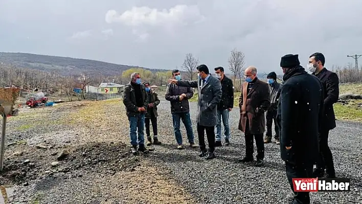 Karakoçan'da Yağıştan Etkilenen Bölgeler İncelendi