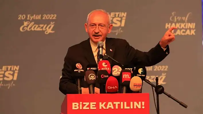 Kılıçdaroğlu Elazığ'da Konuştu!