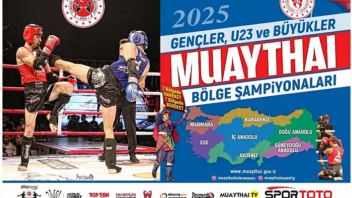 Muaythai şampiyonası Elazığ'da başladı