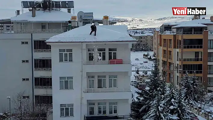 Elazığ'da Korkutan Görüntü!