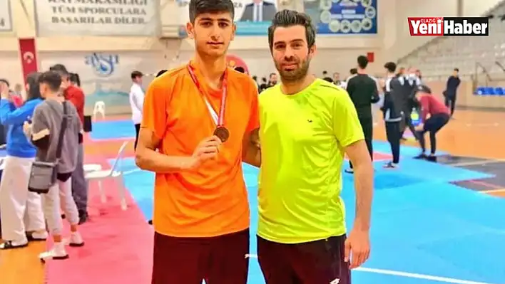 Taekwondo'da bronz madalya Elazığ'ın