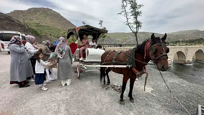 Palu'da Fayton Gezileri Başladı