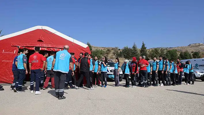 Elazığ'da 'Afete Hazırlık' Tatbikatı