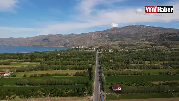 Yeşile Bürünen Sivrice Muhteşem Doğasıyla Cezbediyor