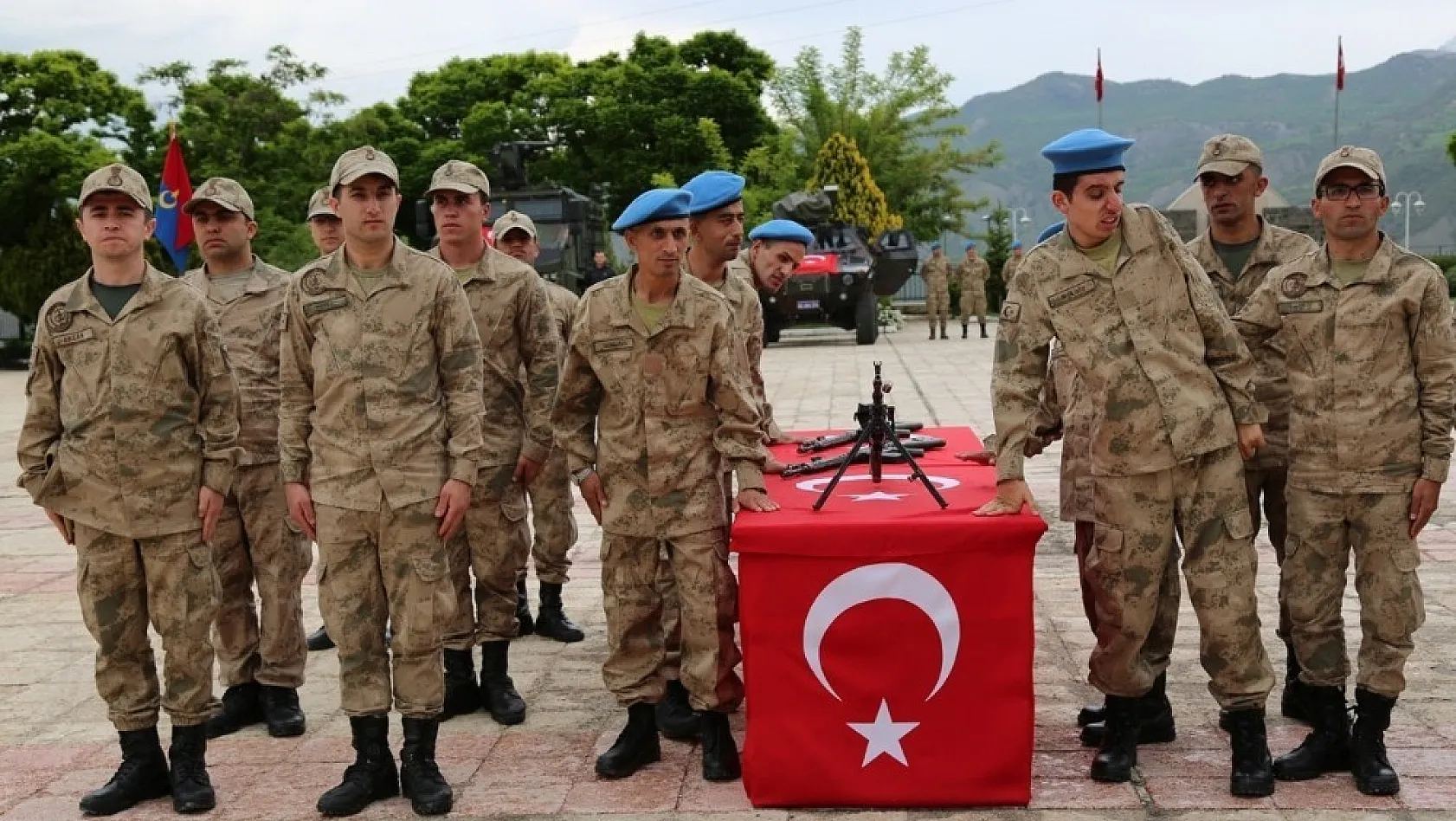 Tunceli'de 15 engelli temsili askerlik yaptı 