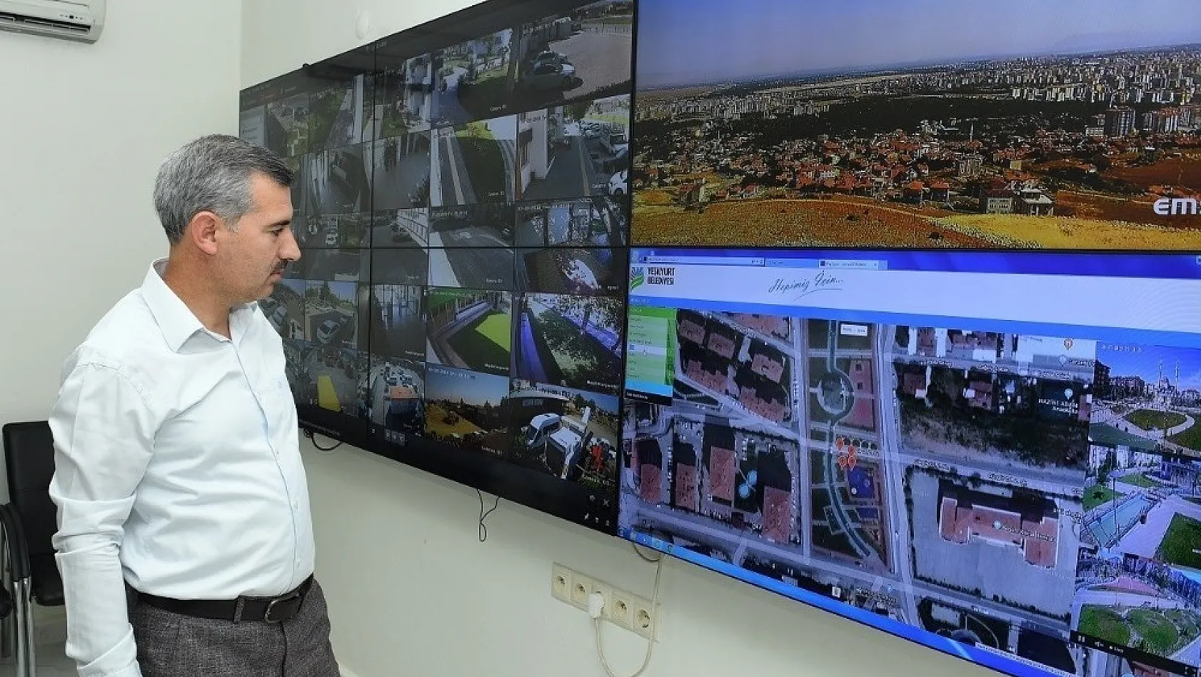 Yeşilyurt Belediyesi 335 kamerayla ilçeyi mercek altına aldı 