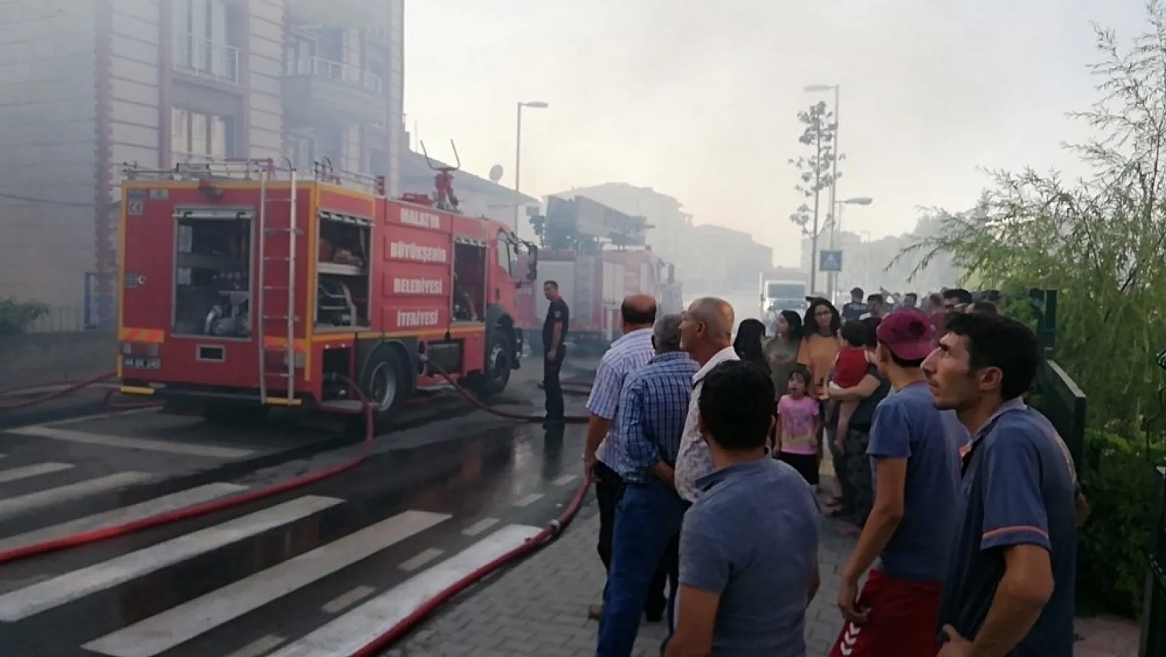 Malatya'da ev yangını korkuttu 