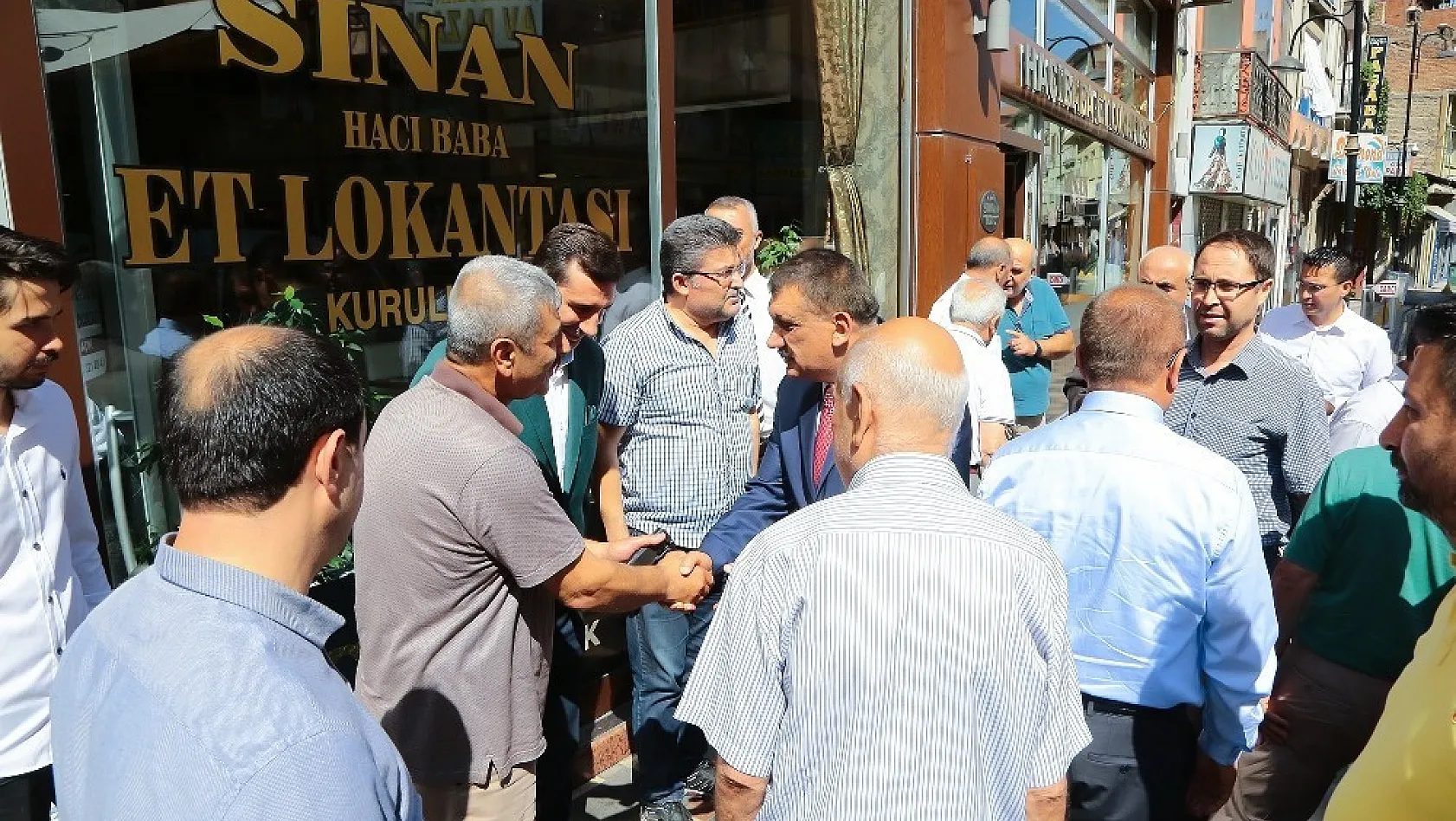 Başkan Gürkan esnaflar ile bir araya geldi 