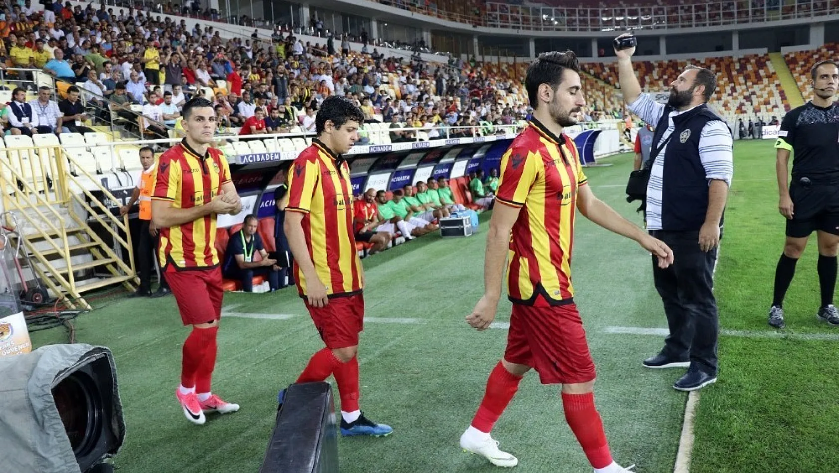 Spor Toto Süper Lig: Evkur Yeni Malatyaspor: 0 - Atiker Konyaspor: 1 (İlk yarı) 