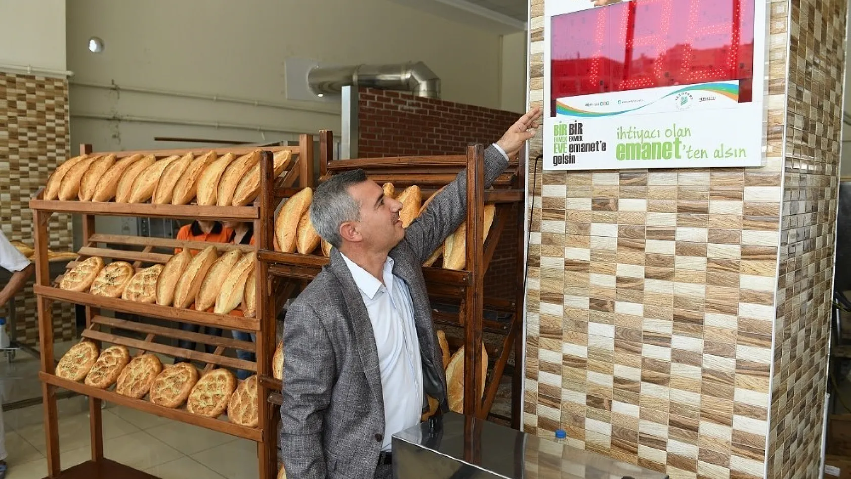 Yeşilyurt ilçesinde 'Emanet ekmek' projesi 