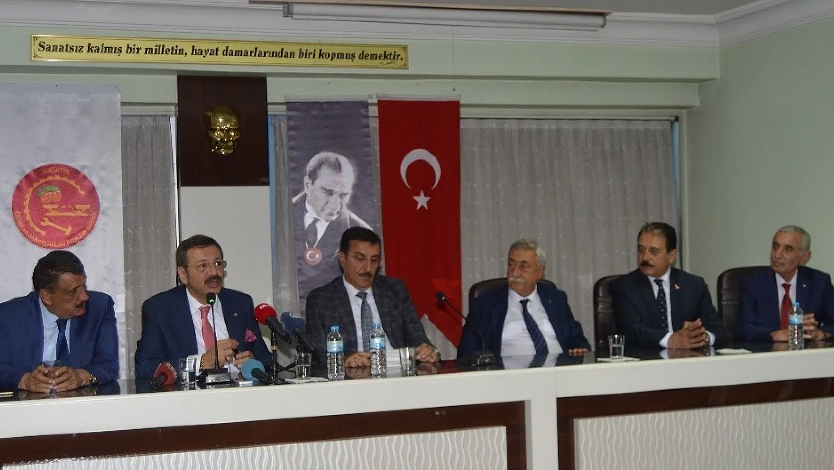 TESK, TOBB ve Türk-İş başkanlarından MESOB'a ziyaret 