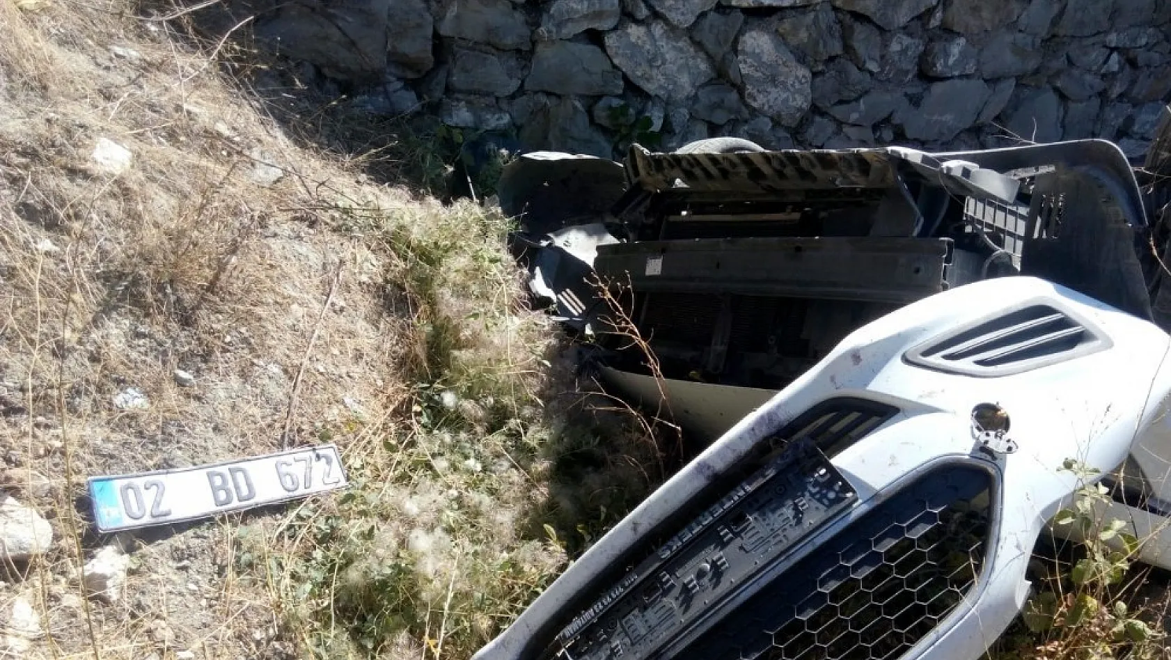 Malatya-Çelikhan yolunda kaza: 1 yaralı 