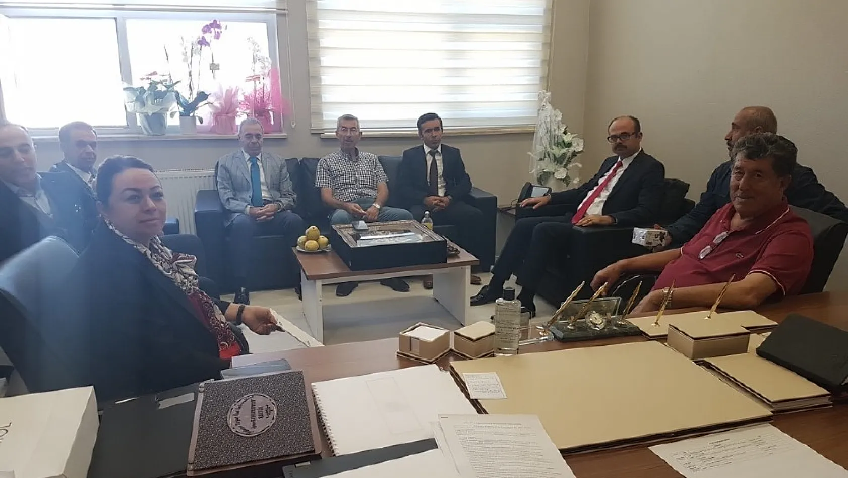 Başkan Cömertoğlu'dan Rektör Karabulut'a ziyaret 