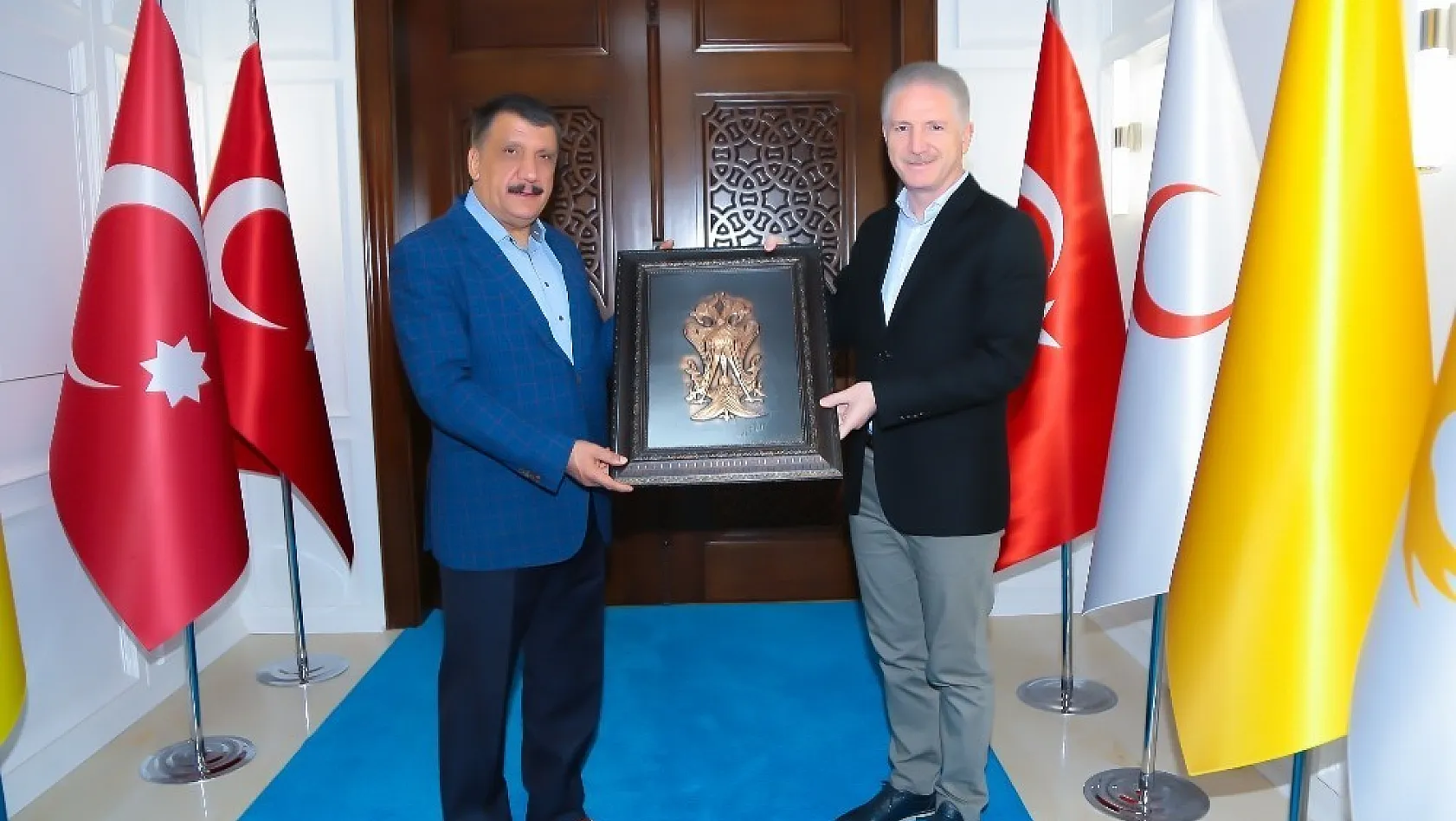 Sivas Valisi Gül'den Başkan Gürkan'a ziyaret 
