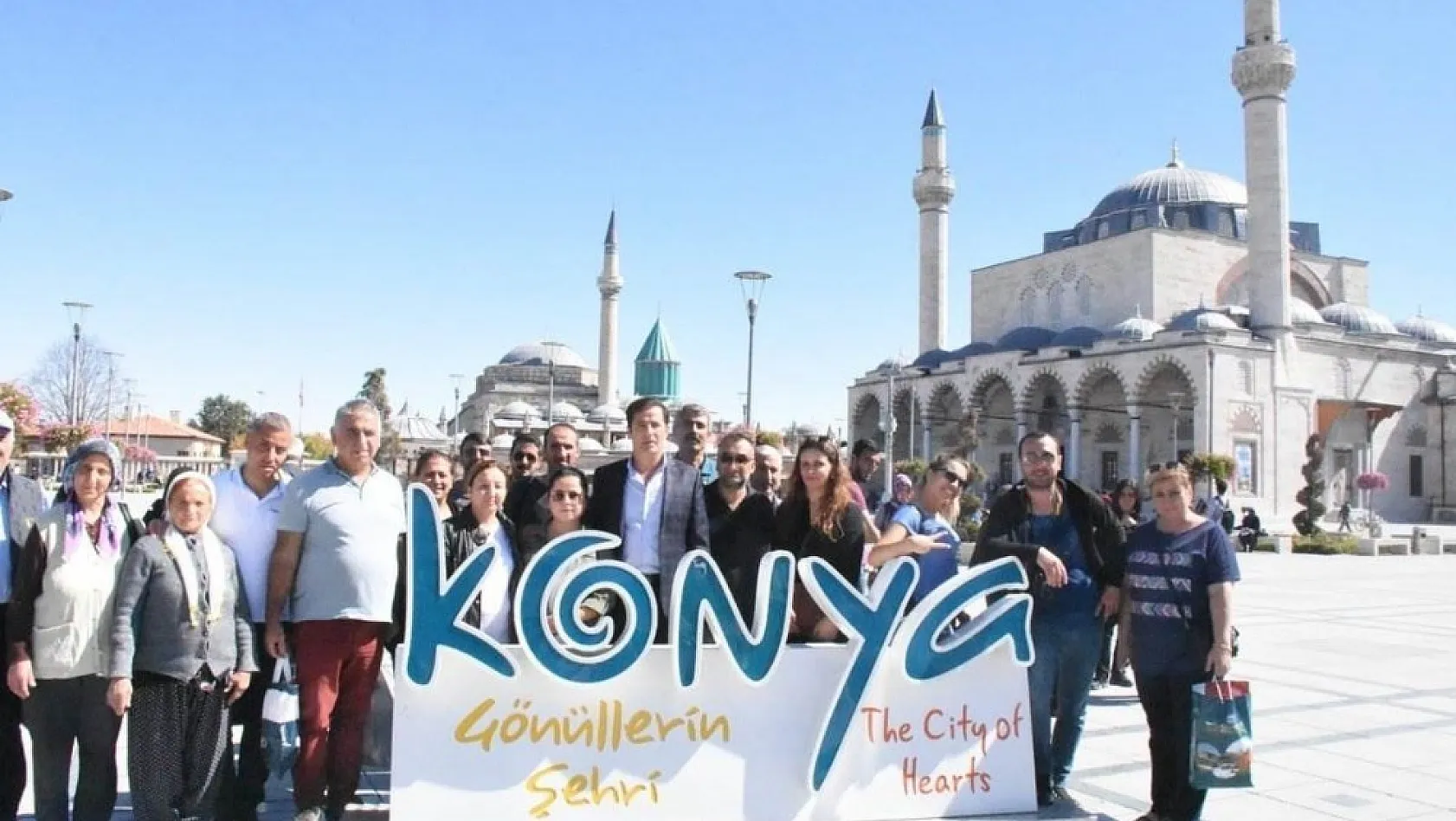 Tuncelili gazi ve şehit aileleri, Nevşehir ile Konya'yı gezdi 