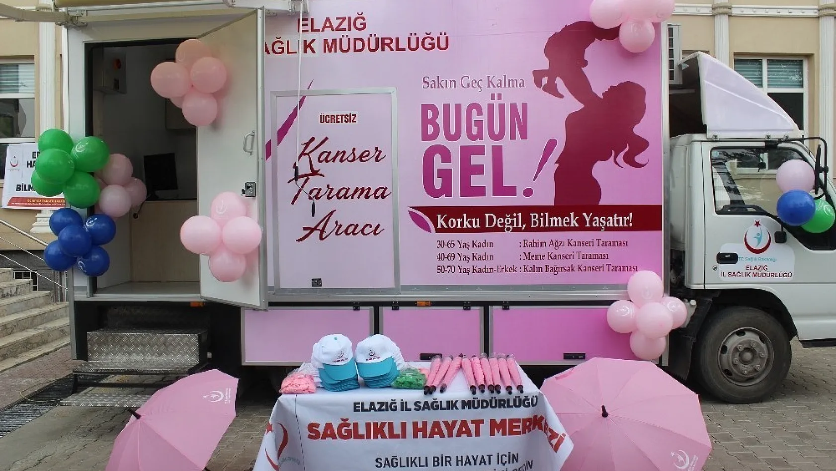 Elazığ'da 'Mobil Kanser Tarama Aracı' hizmete girdi 