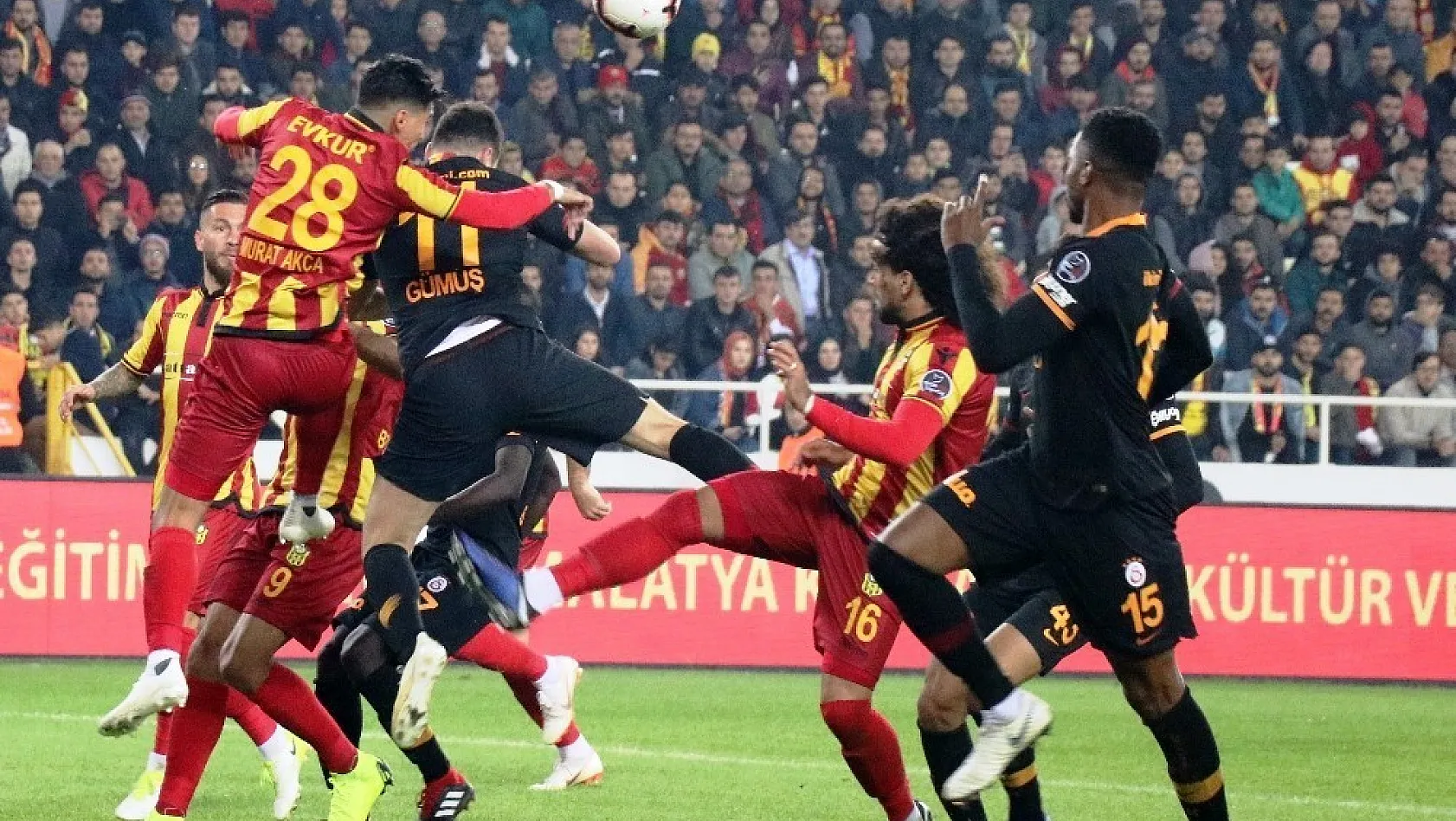 Spor Toto Süper Lig: Evkur Yeni Malatyaspor: 2 - Galatasaray: 0 (Maç sonucu) 