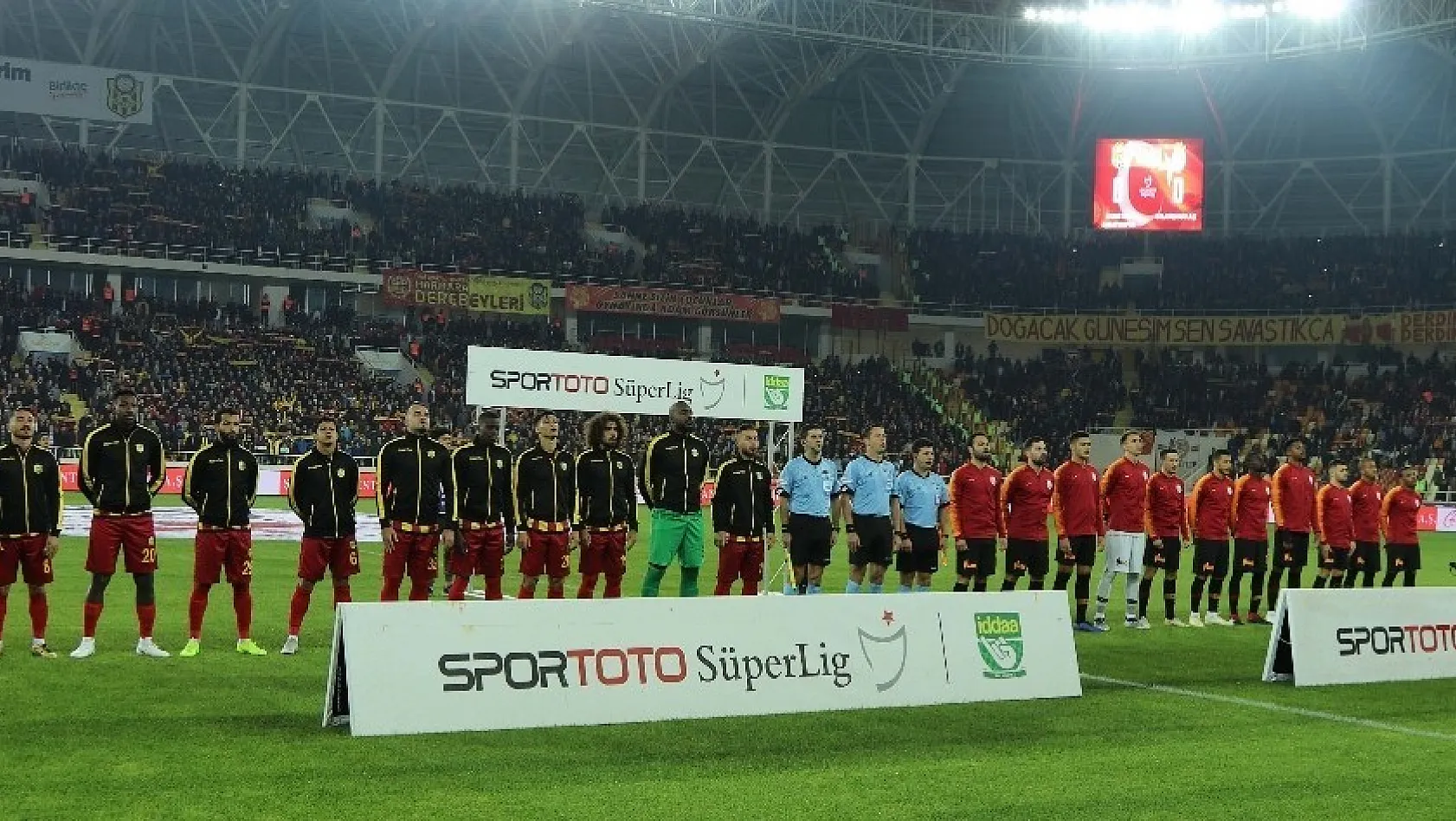 Spor Toto Süper Lig: E.Y.Malatyaspor: 0 - Galatasaray: 0 (Maç devam ediyor) 