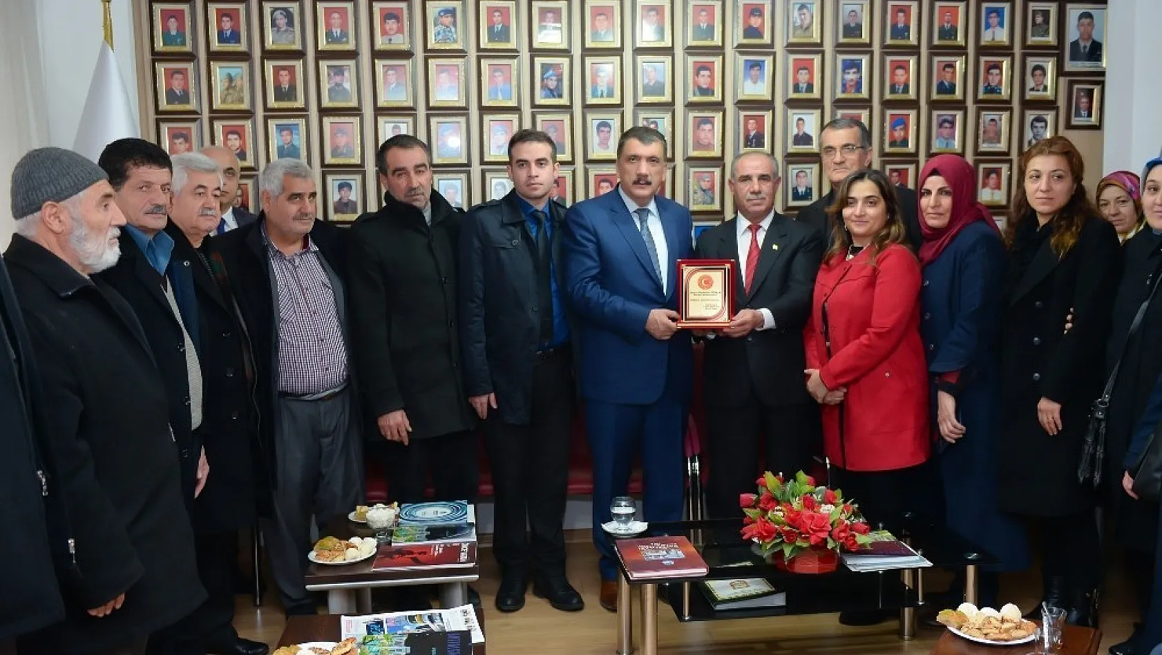 Başkan Gürkan, Şehit Aileleri ve Gazilerle bir araya geldi 