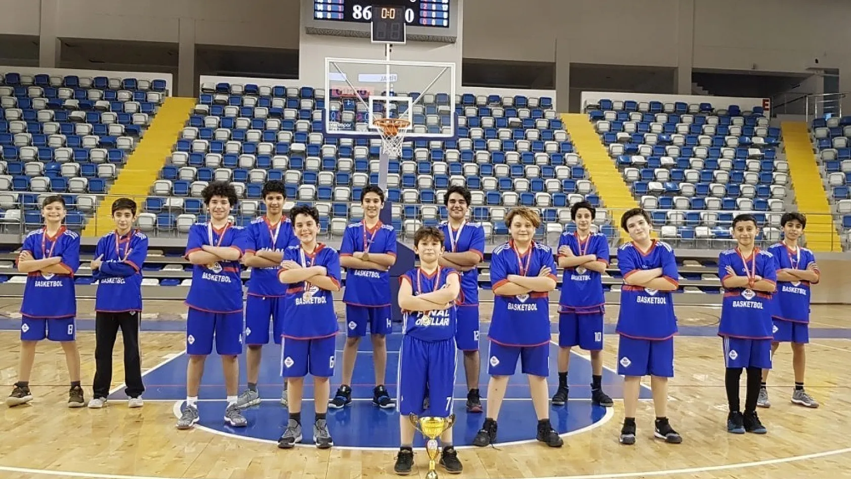 Malatya Final Okulları baskette il şampiyonu oldu 
