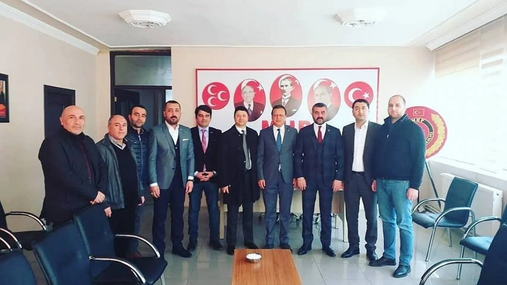 AK Parti adayı Kırteke'den MHP'ye ziyaret 