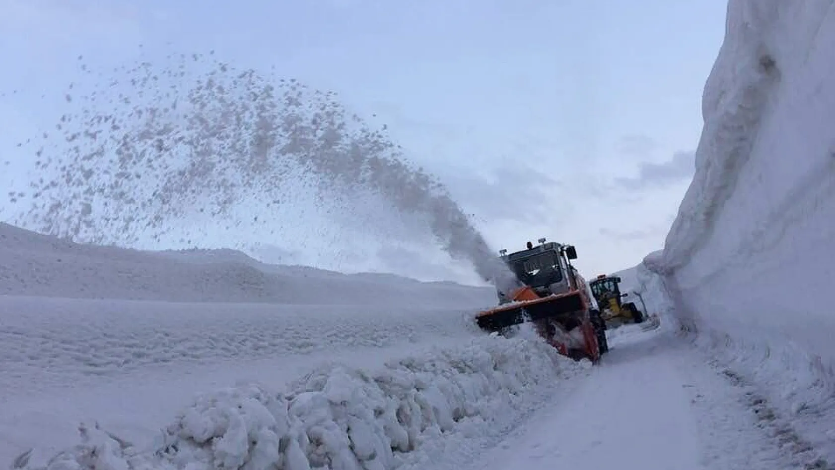 Tunceli'de karla mücadele 