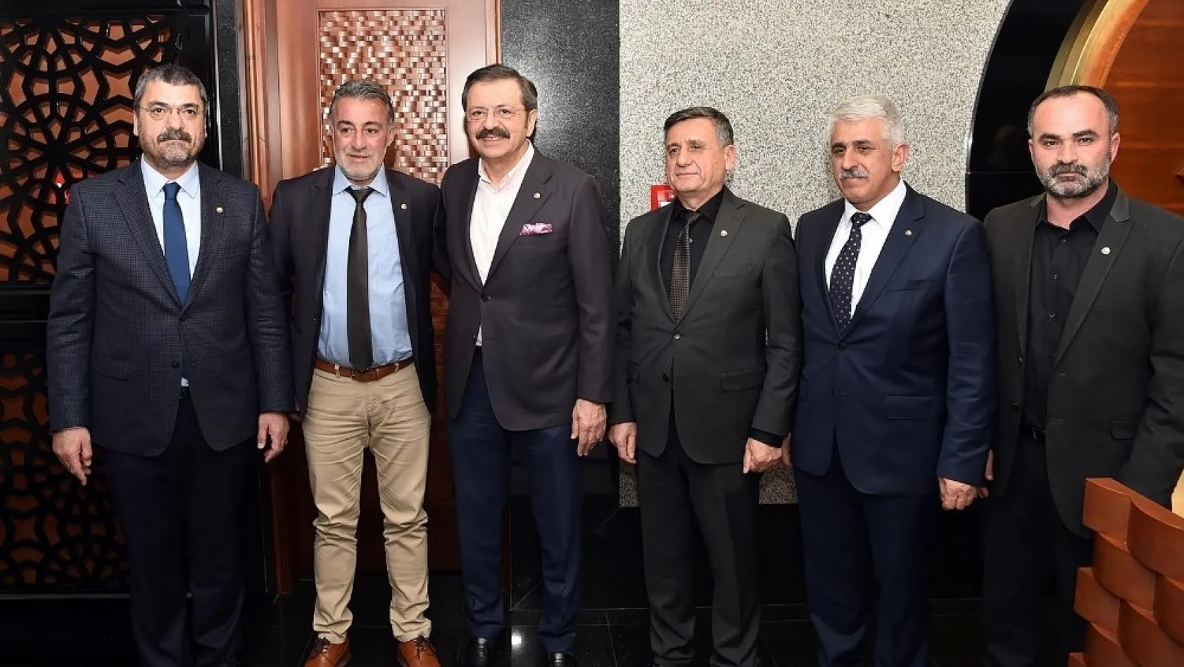 Tunceli TSO'dan Başkan Hisarcıklıoğlu'na  ziyaret 