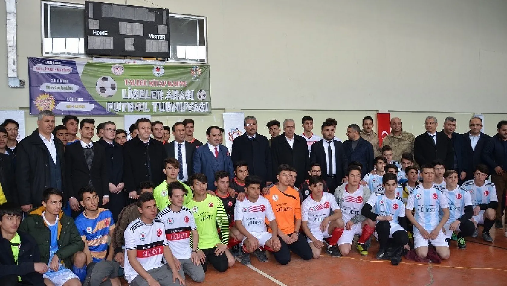 Darende'de liselerarası futbol turnuvası yapıldı 