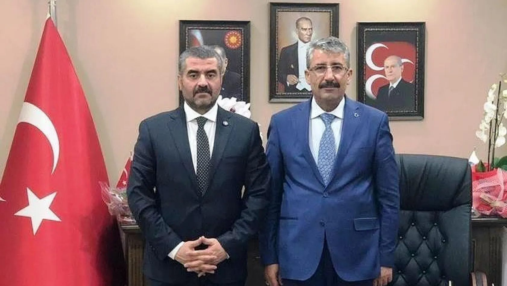 MHP İl Başkanı Avşar'dan Darende Belediyesi'ne ziyaret 