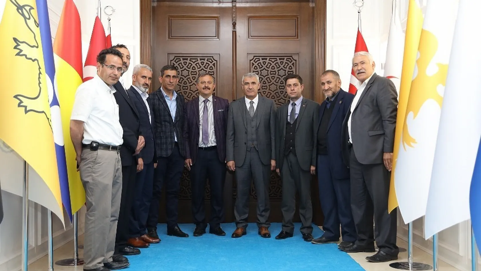 Muhtarlardan Başkan Gürkan'a ziyaret 