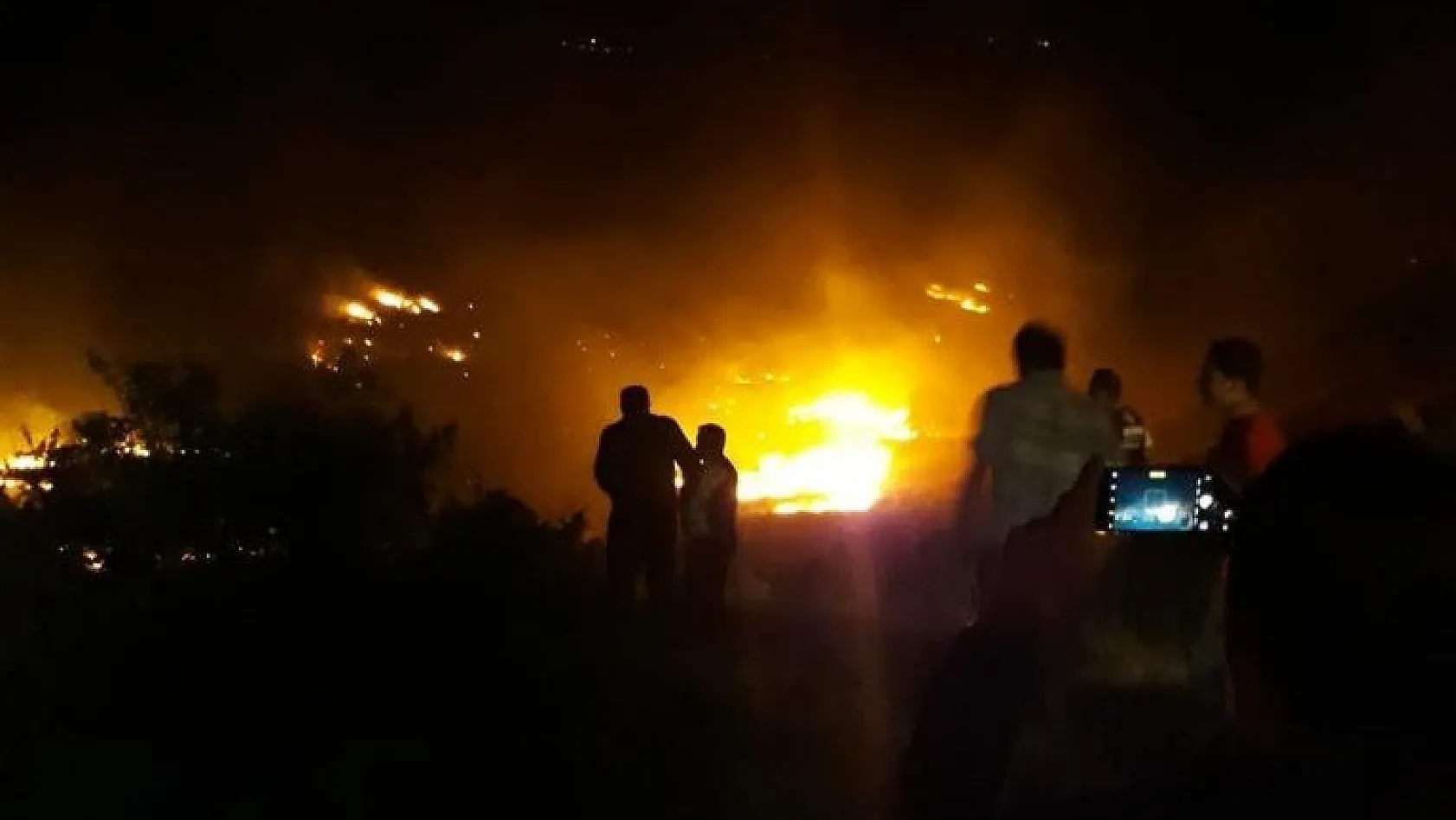 Elazığ'da  orman yangını 