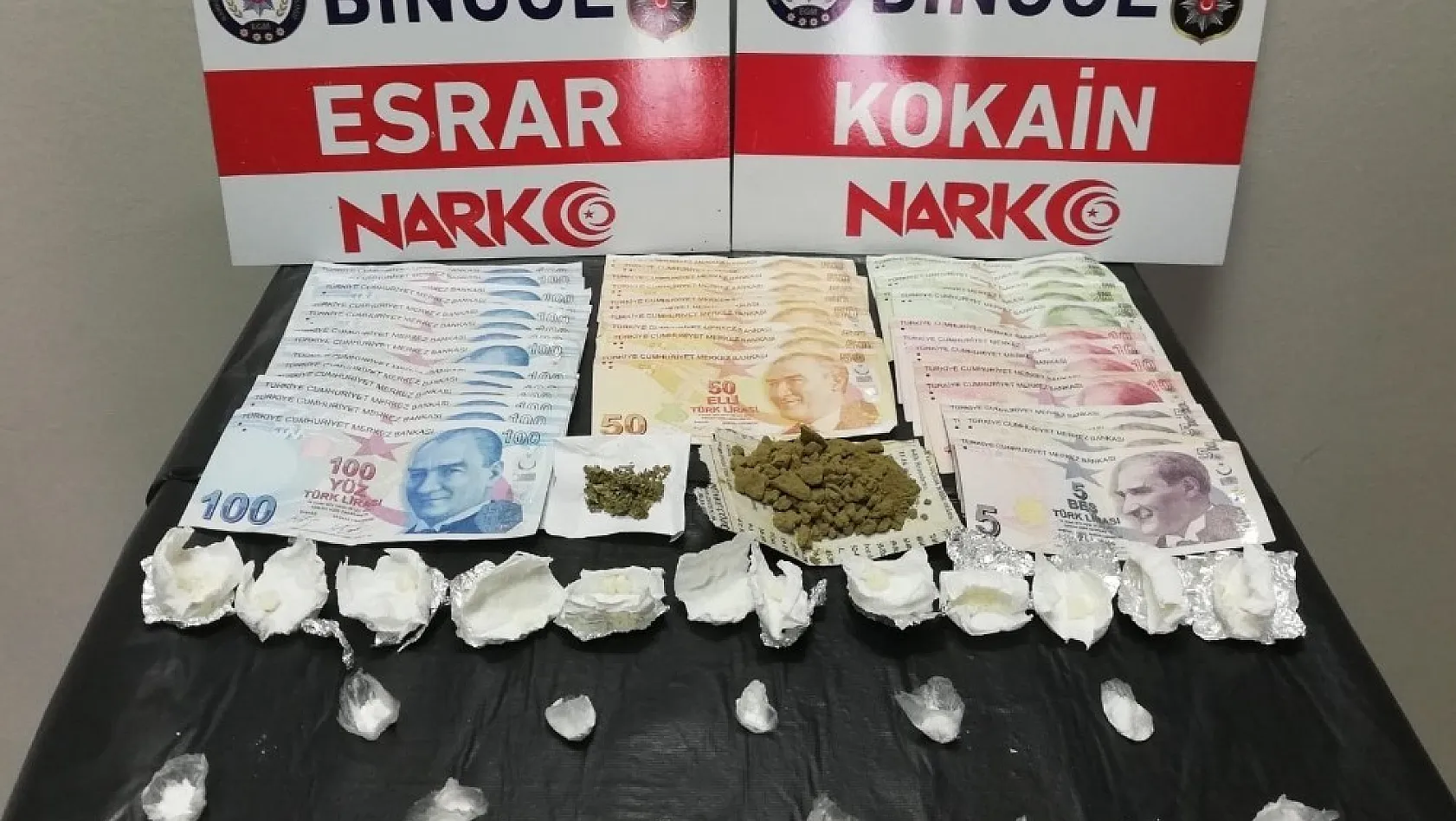 Bingöl'de uyuşturucu operasyonları:  3 tutuklama 